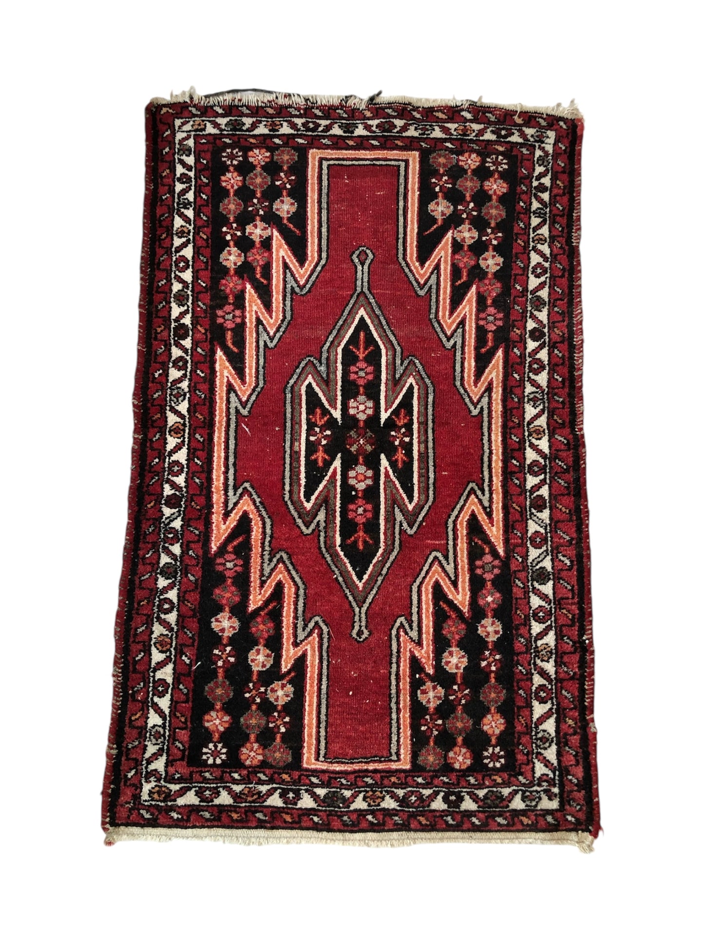 Tapis persan fait main 1,3m x 0,8m