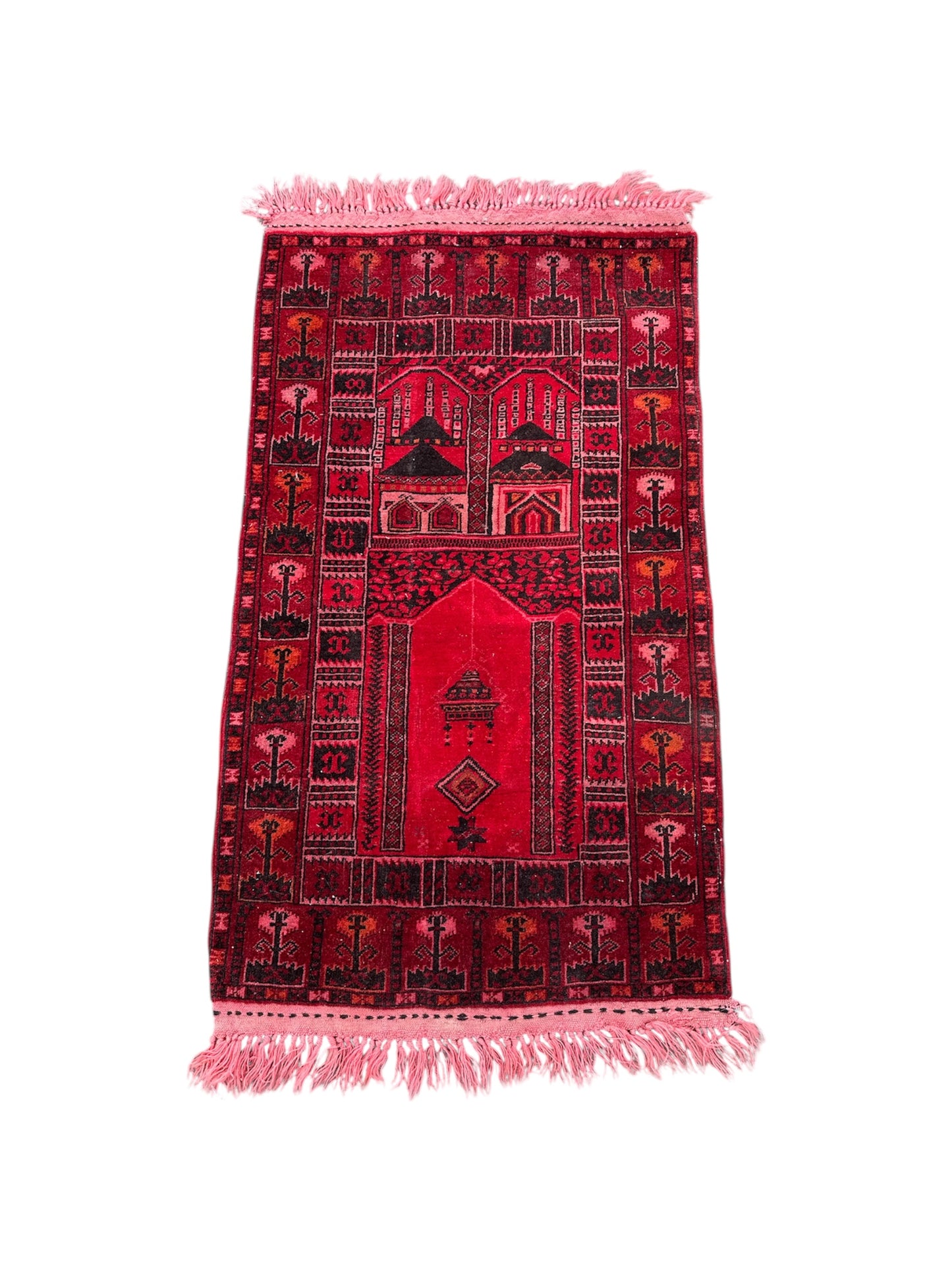 Tapis persan fait main 1,3m x 0,7m