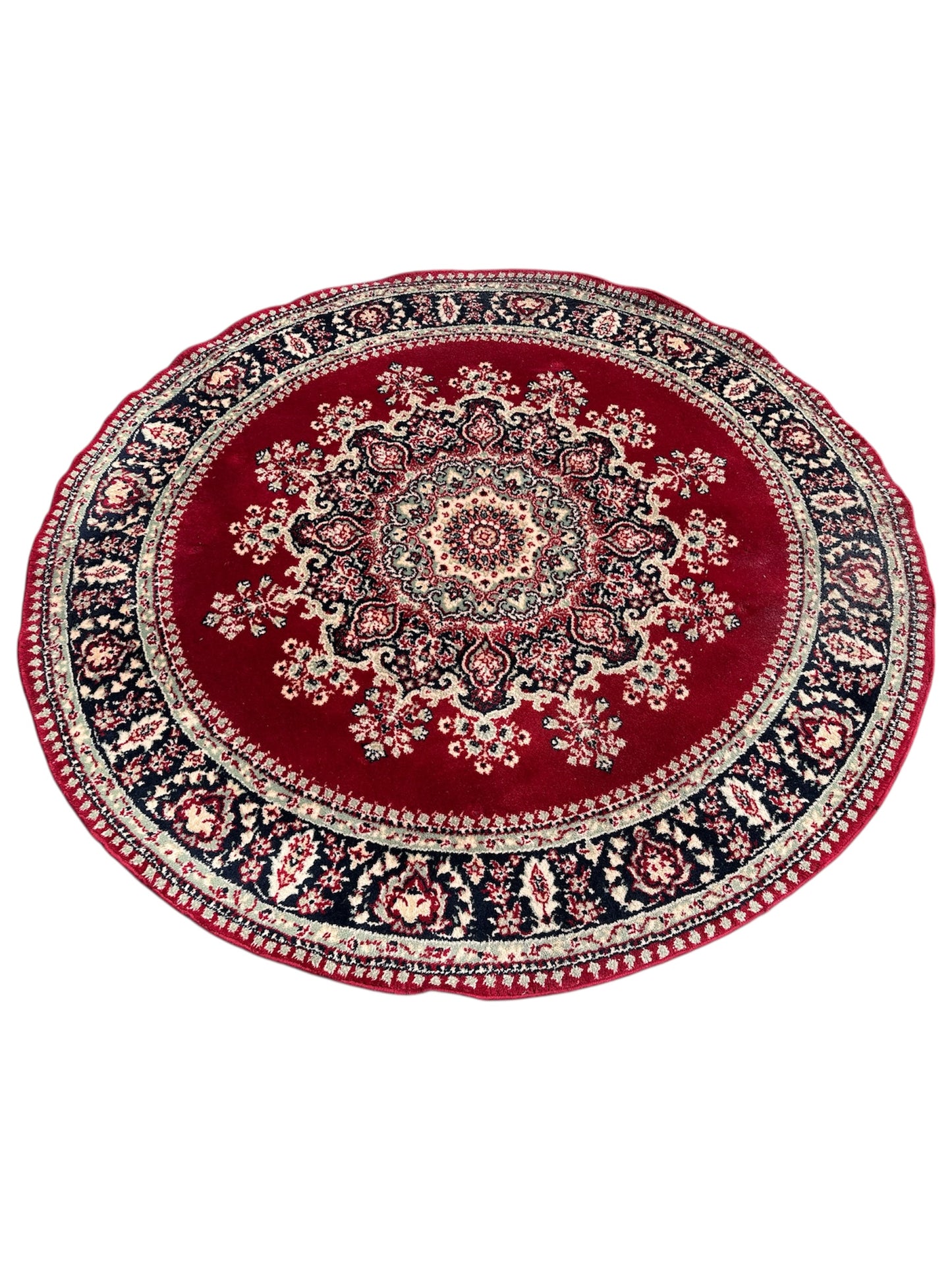 Tapis de style oriental rond