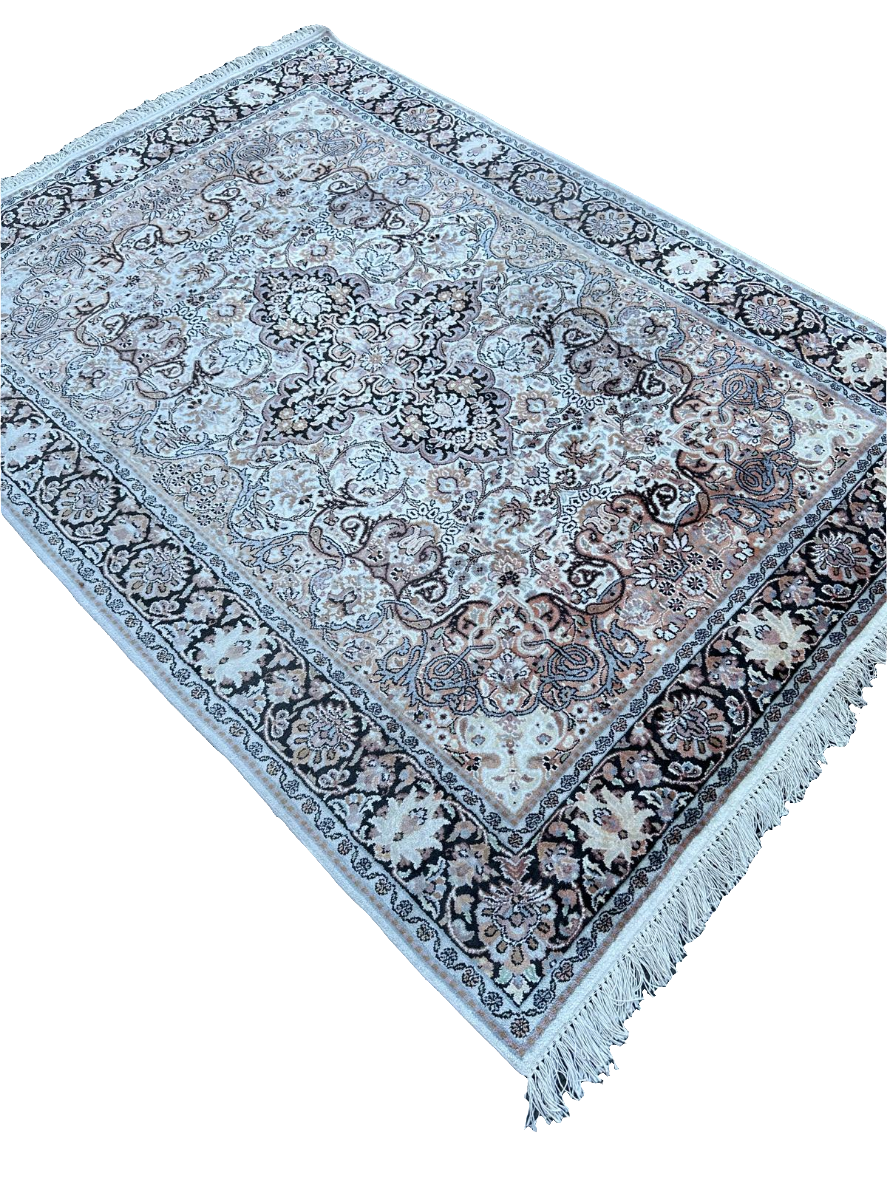 Tapis persan en soie 2,2m x 1,5cm