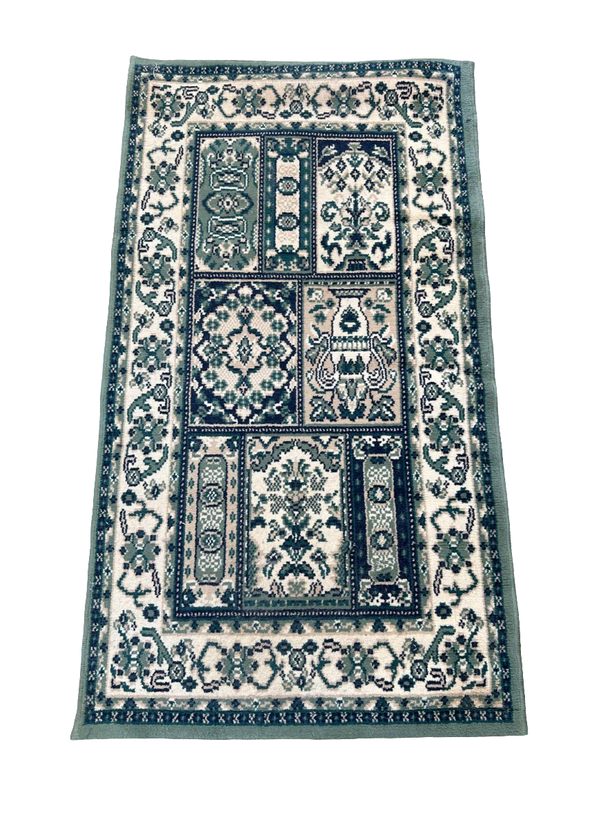 Tapis vintage de style oriental 135cmx 76cm