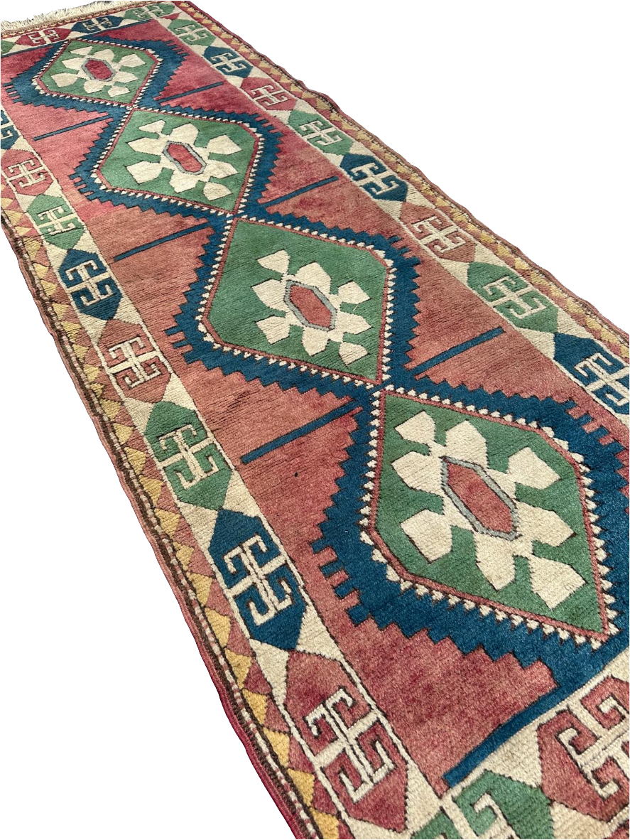 Tapis de couloir turc 260cm x 90cm
