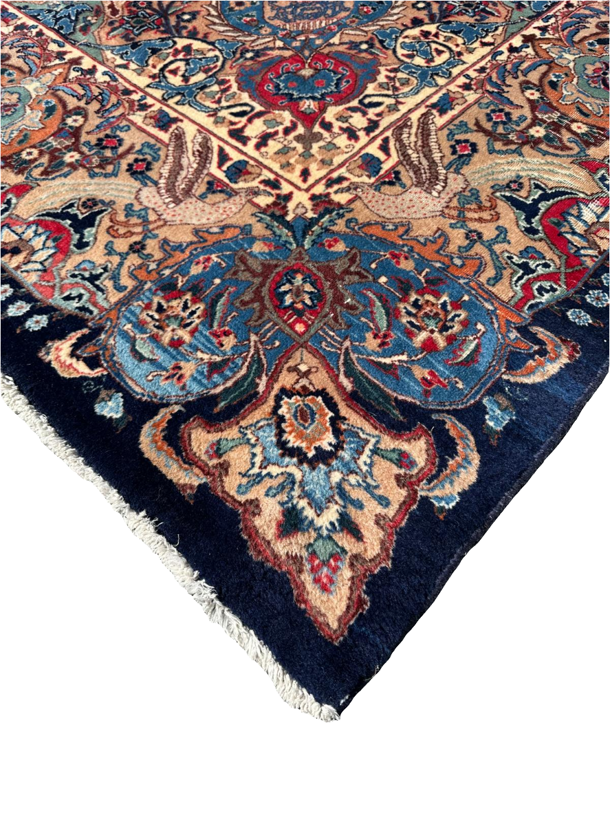 Grand tapis persan fait main 380cm x 300cm