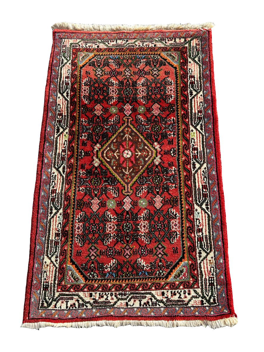 Tapis persan noué à la main 130cm x 70cm