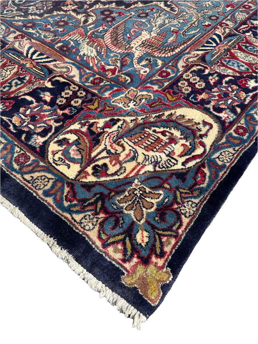 Grand tapis persan fait main 396cm x 289cm