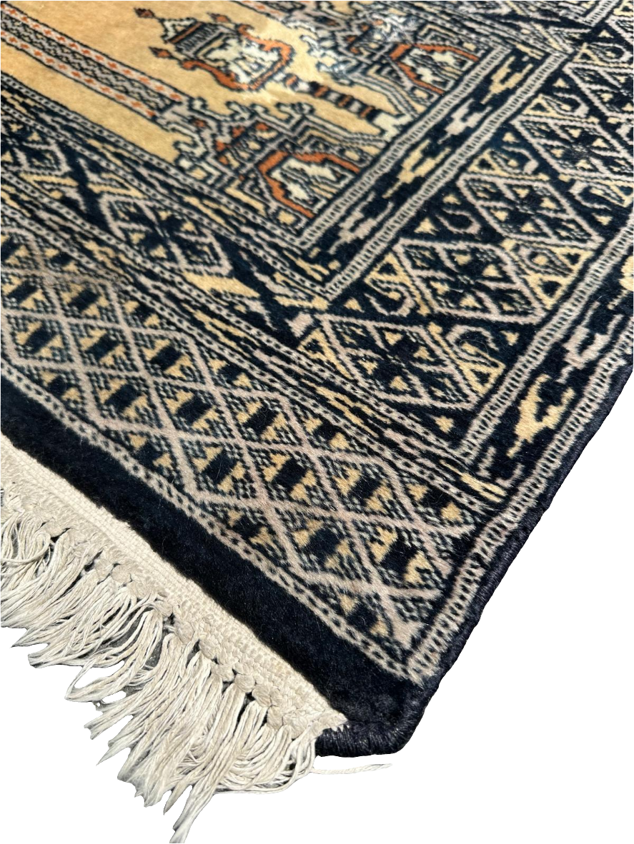 Tapis pakistanais fait main 180cm x 63cm