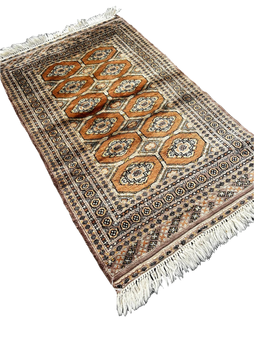 Tapis pakistanais fait main 130cm x 70cm