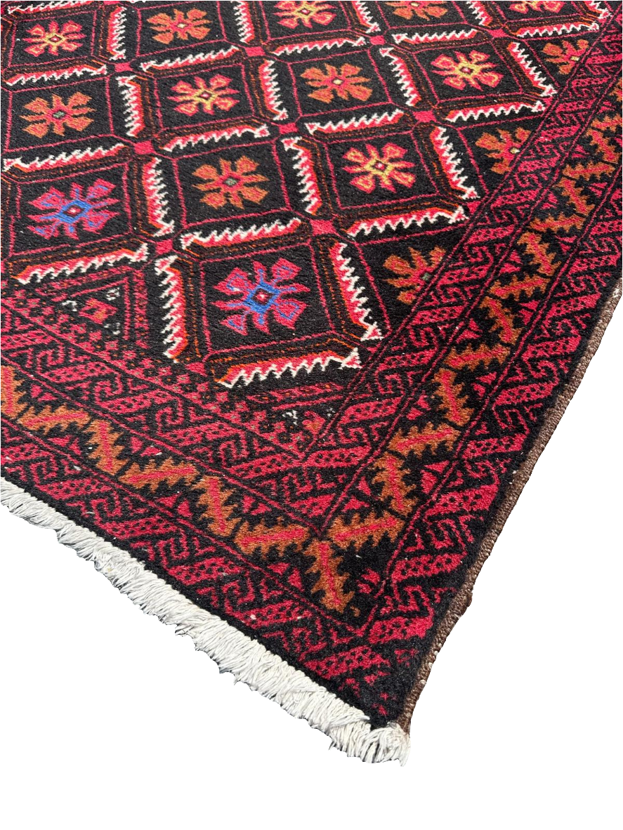 Tapis Afghan Baloutch 194cm x 98cm