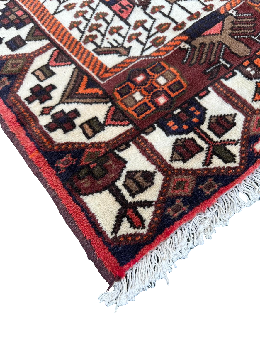 Tapis persan fait main 1,2m x 0,8m