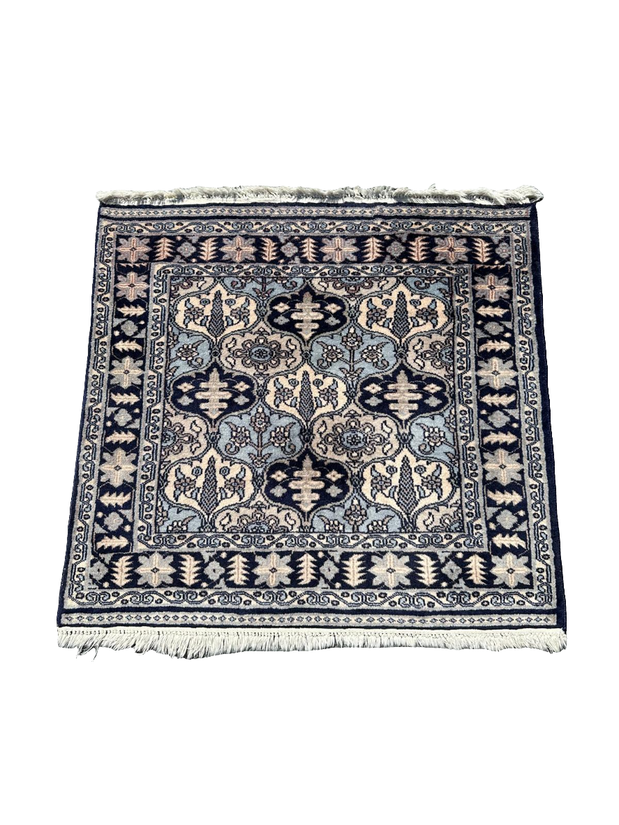 Paire de tapis carré 1m x 1m