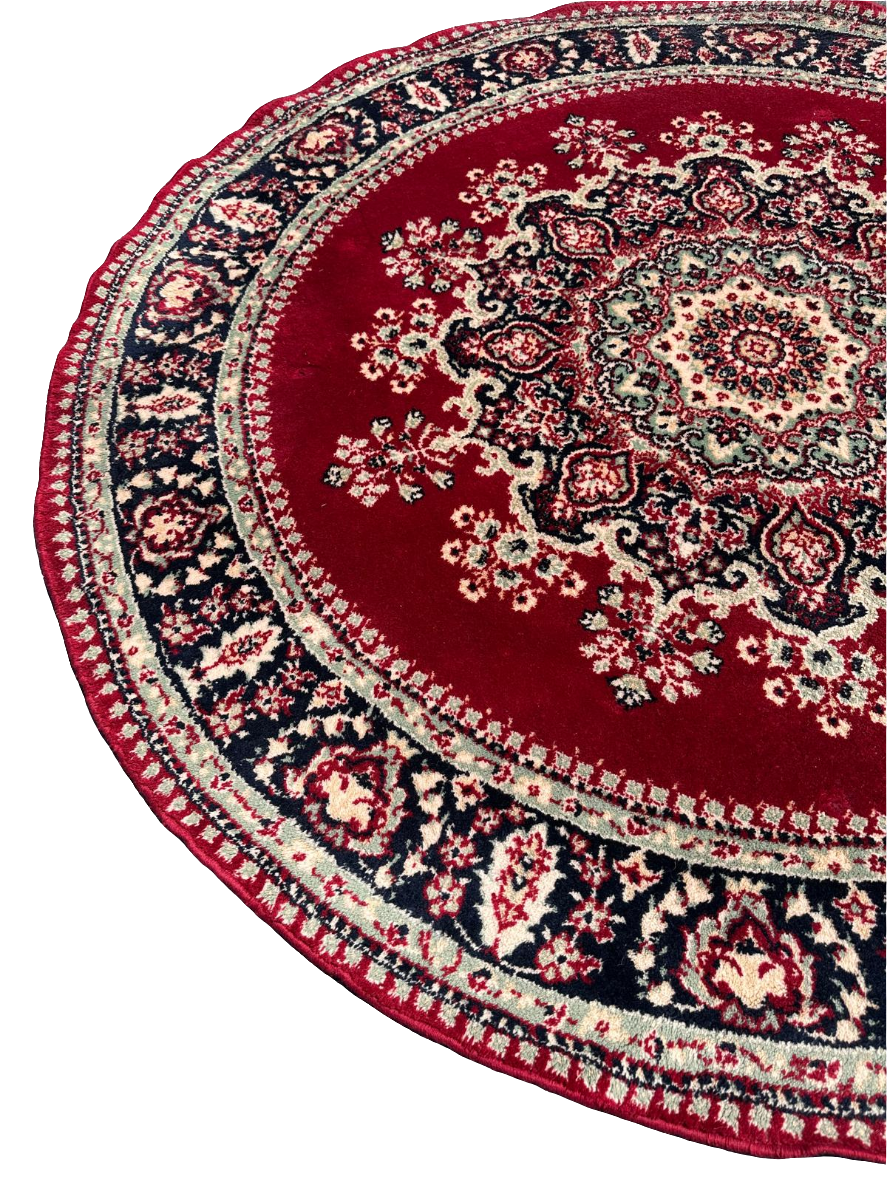 Tapis de style oriental rond
