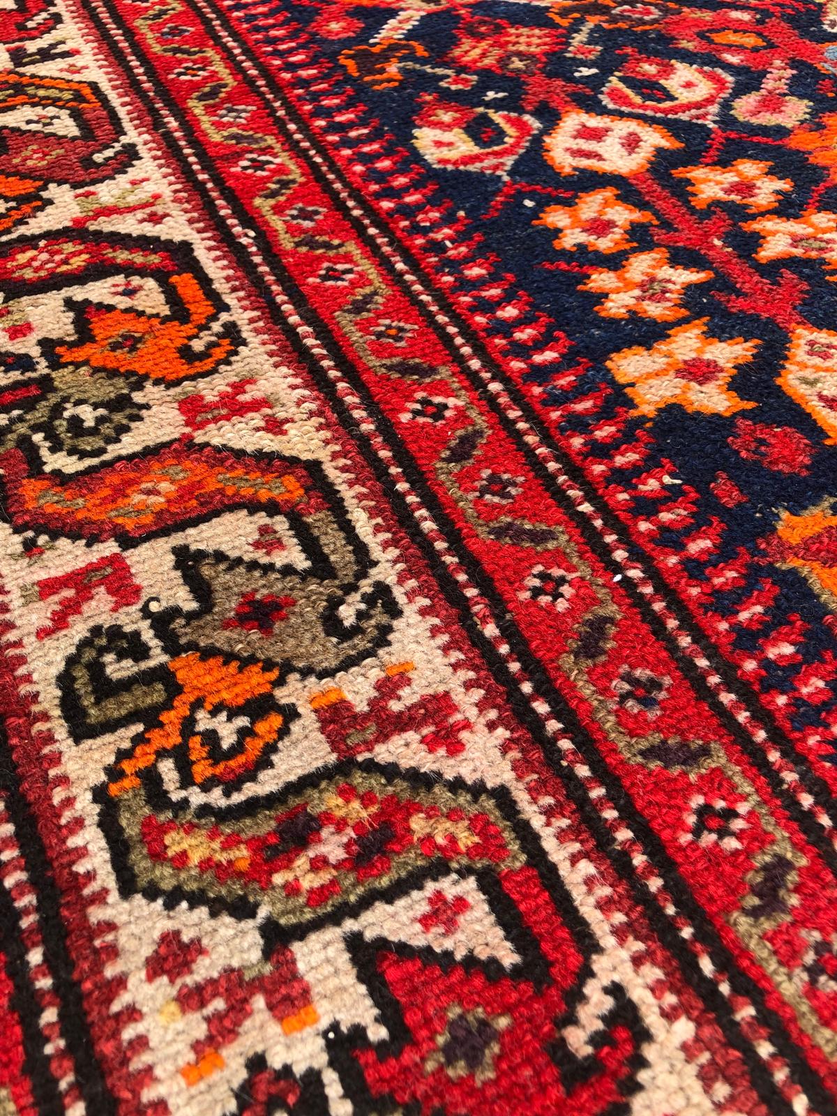 Tapis Persan de couloir fait main - 4m x 1m