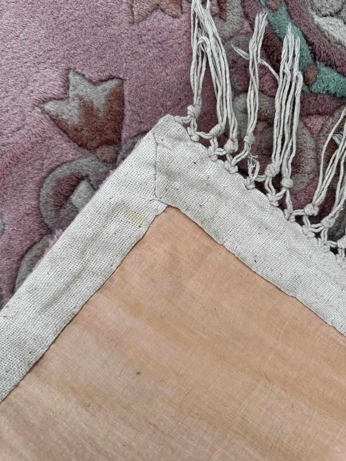 Tapis chinois fait main 90cm x 60cm