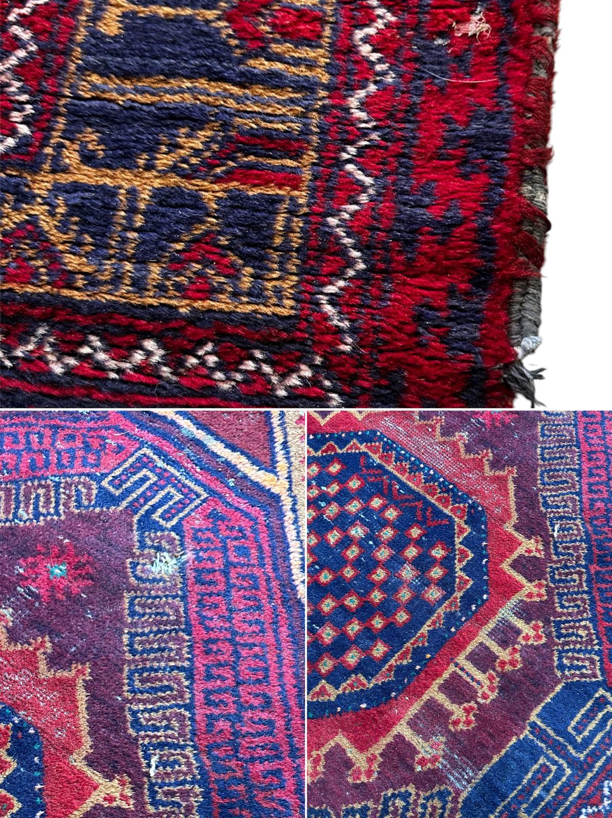 Tapis Afghan fait main 130cm x 245cm
