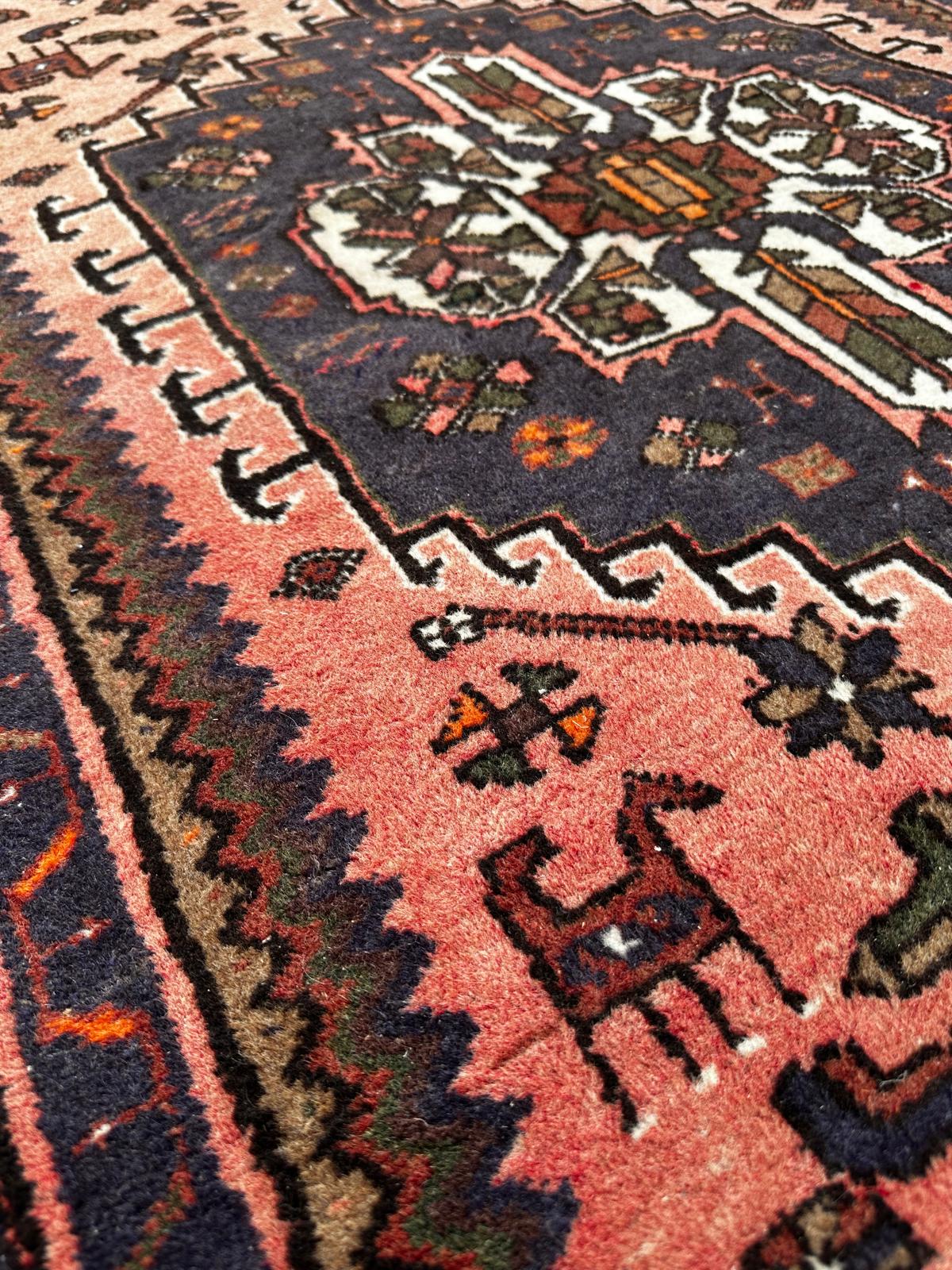 Tapis Hamadan fait main 200cm x 120cm
