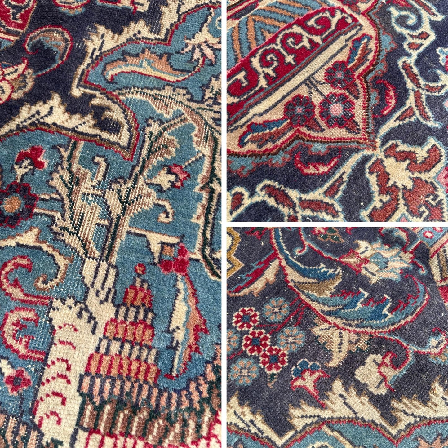 Grand tapis persan fait main 396cm x 289cm
