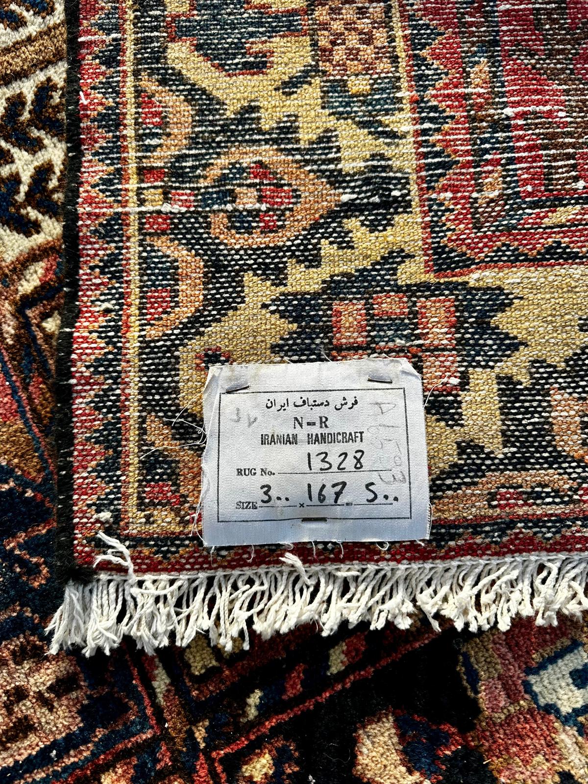 Grand tapis Bakhtiar fait main - 154cm x 298cm