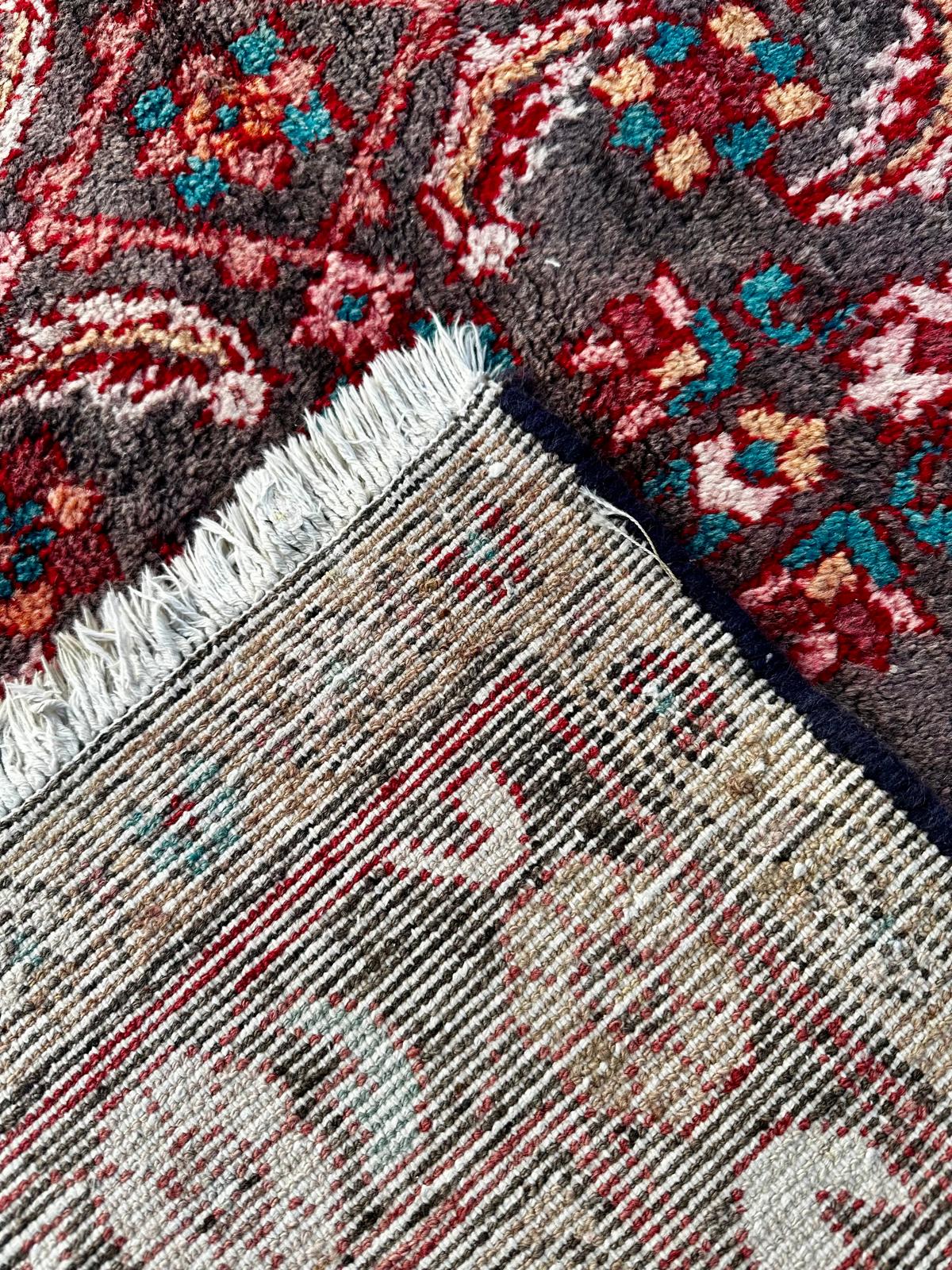 Grand tapis Hamedan fait main - 306cm x 163cm