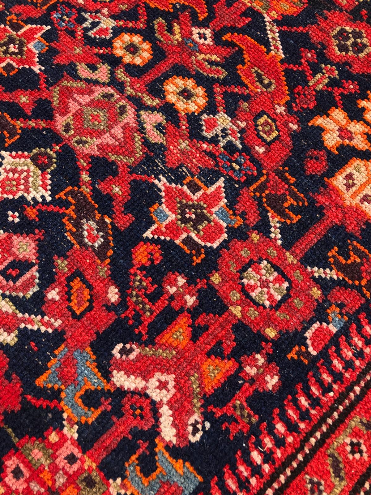 Tapis Persan de couloir fait main - 4m x 1m
