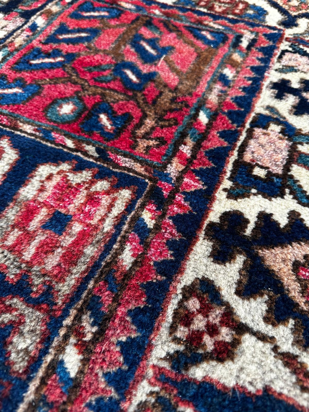 Grand tapis Bakhtiar fait main - 154cm x 298cm