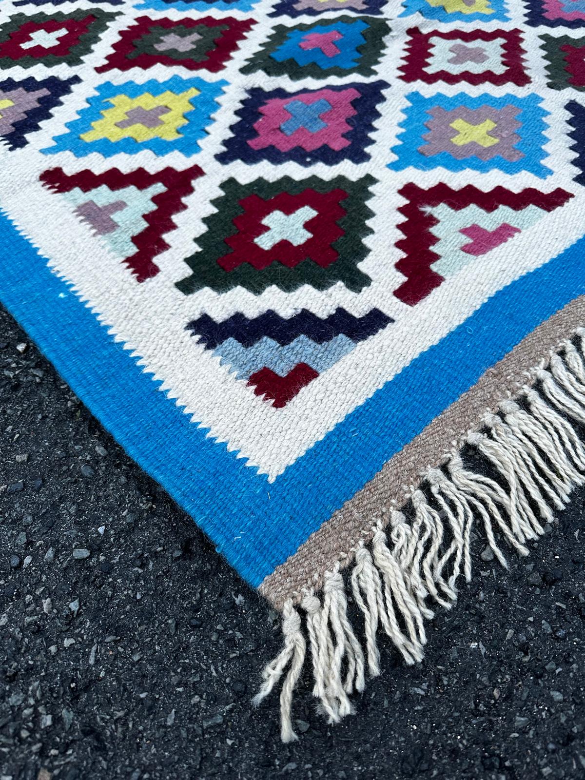 Tapis kilim fait main 220cm x 130cm