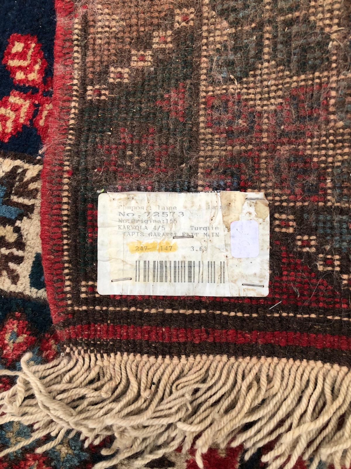 Tapis Turc noué main
