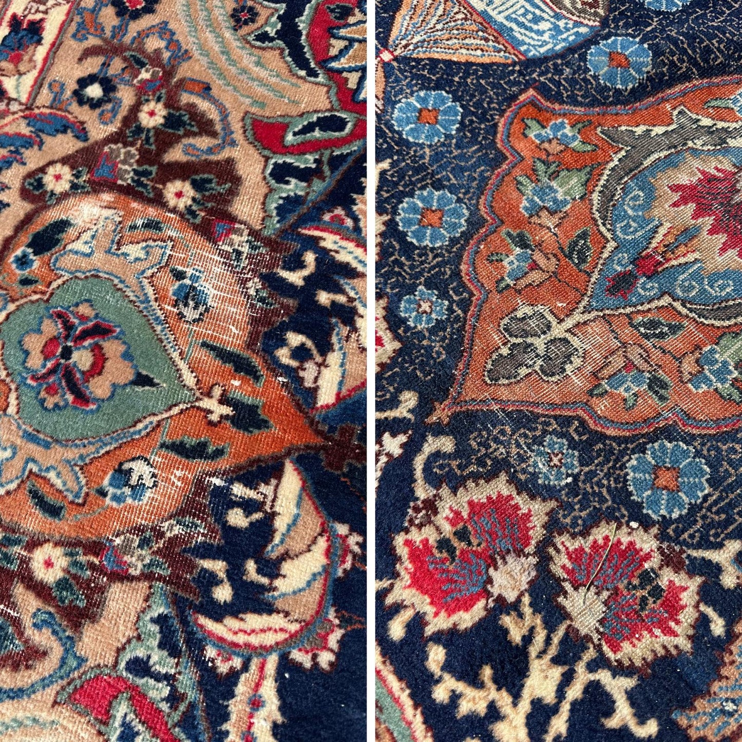 Grand tapis persan fait main 380cm x 300cm