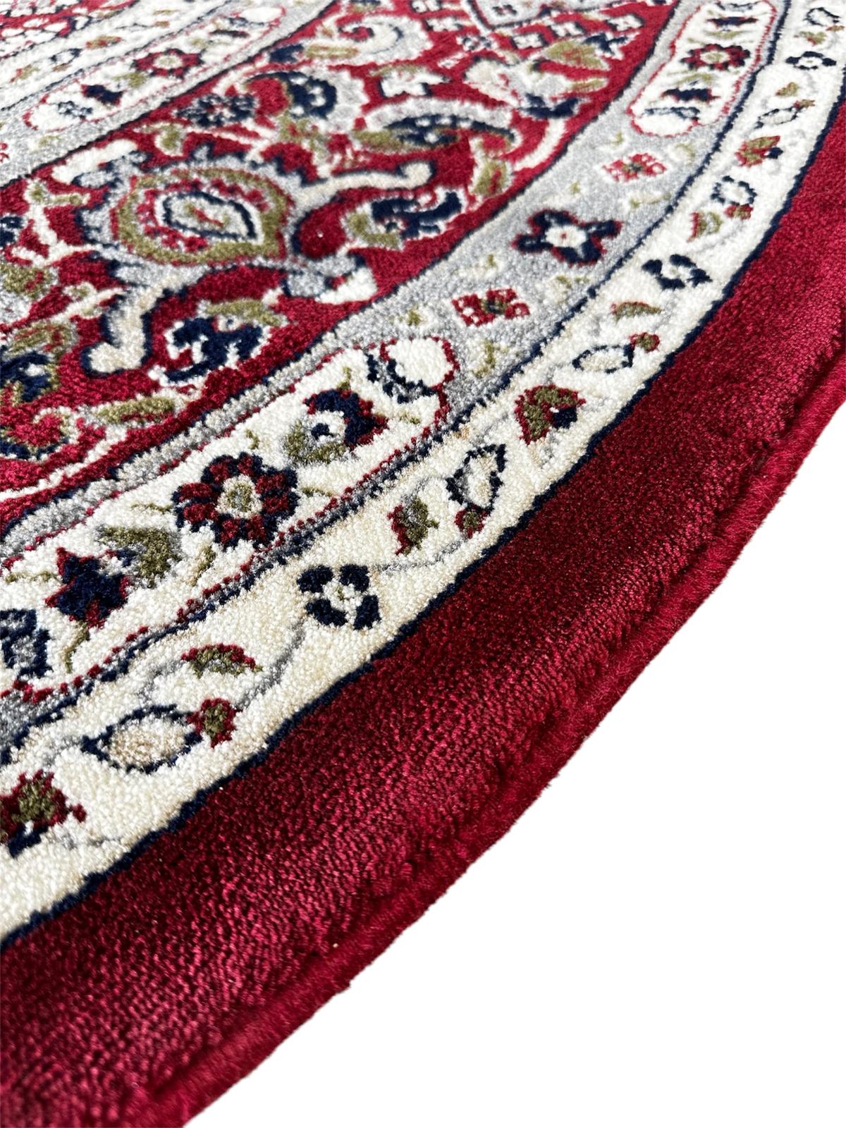 Tapis oriental rond en laine 2m