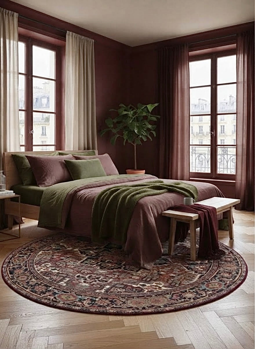 Tapis rond