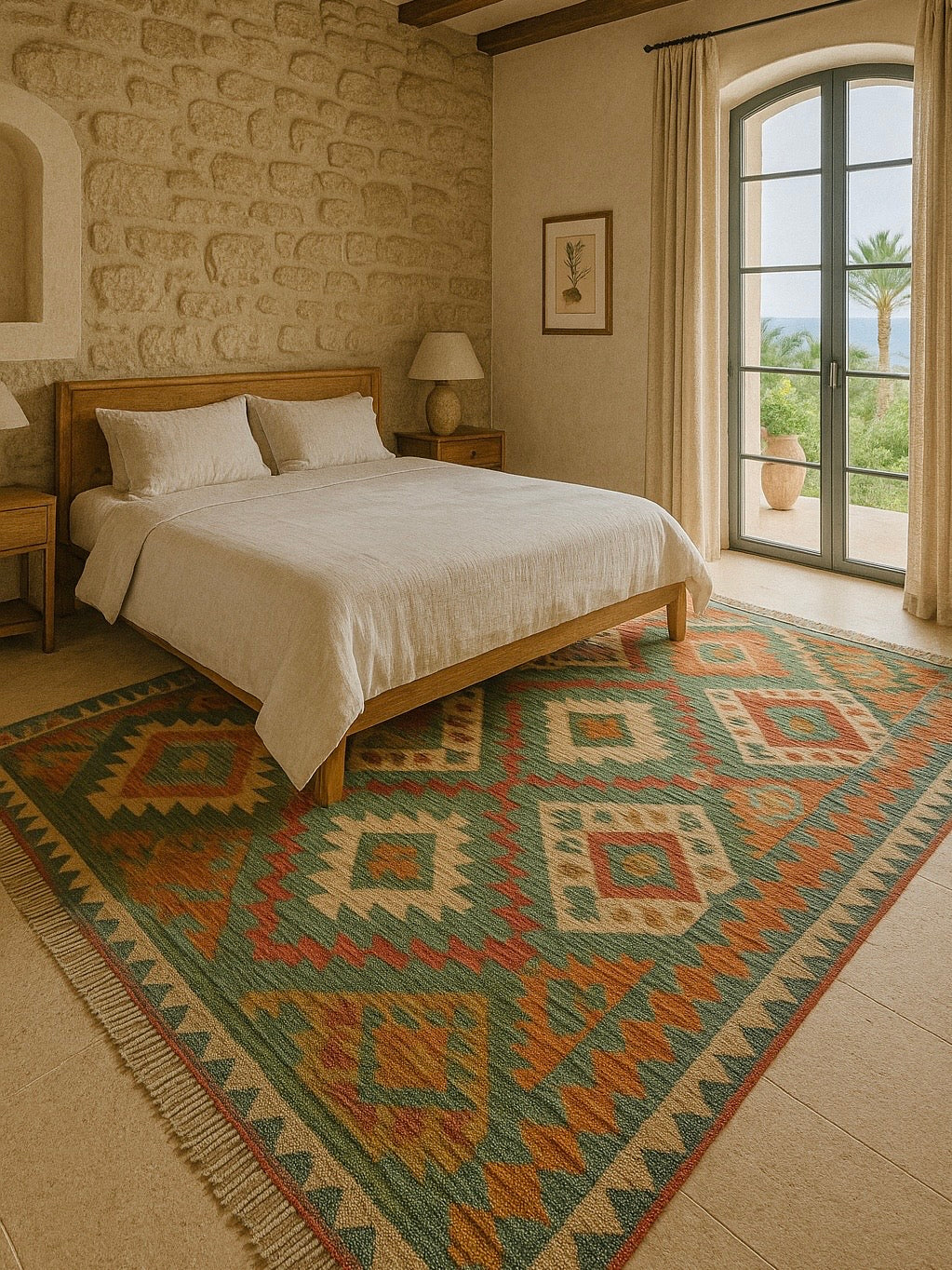 Tapis Kilim fait main