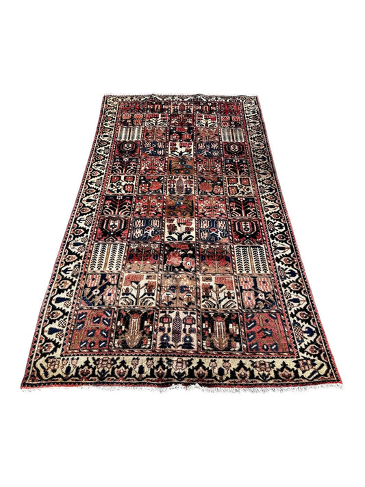 Grand tapis Bakhtiar fait main - 154cm x 298cm