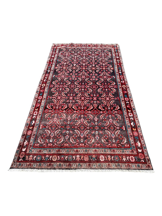 Grand tapis Hamedan fait main - 306cm x 163cm