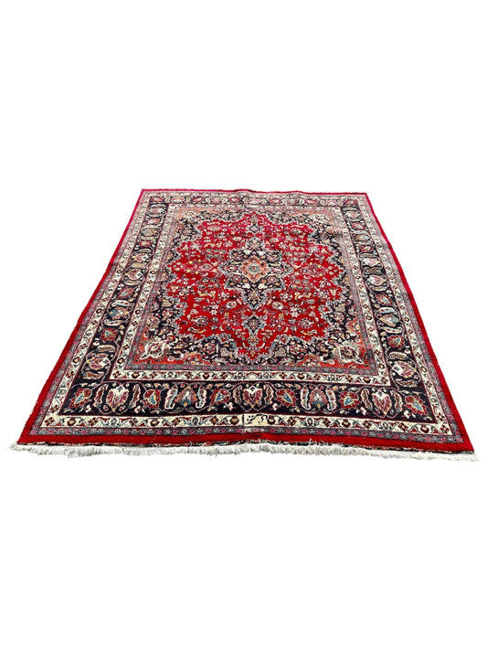 Grand tapis Mashad fait main - 295cm x 247cm