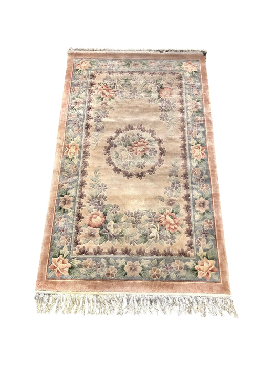 Tapis chinois fait main 1,6m x 1m