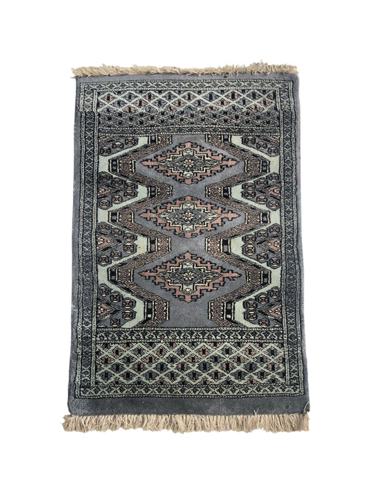 Tapis pakistanais fait main 1m x 0,6m