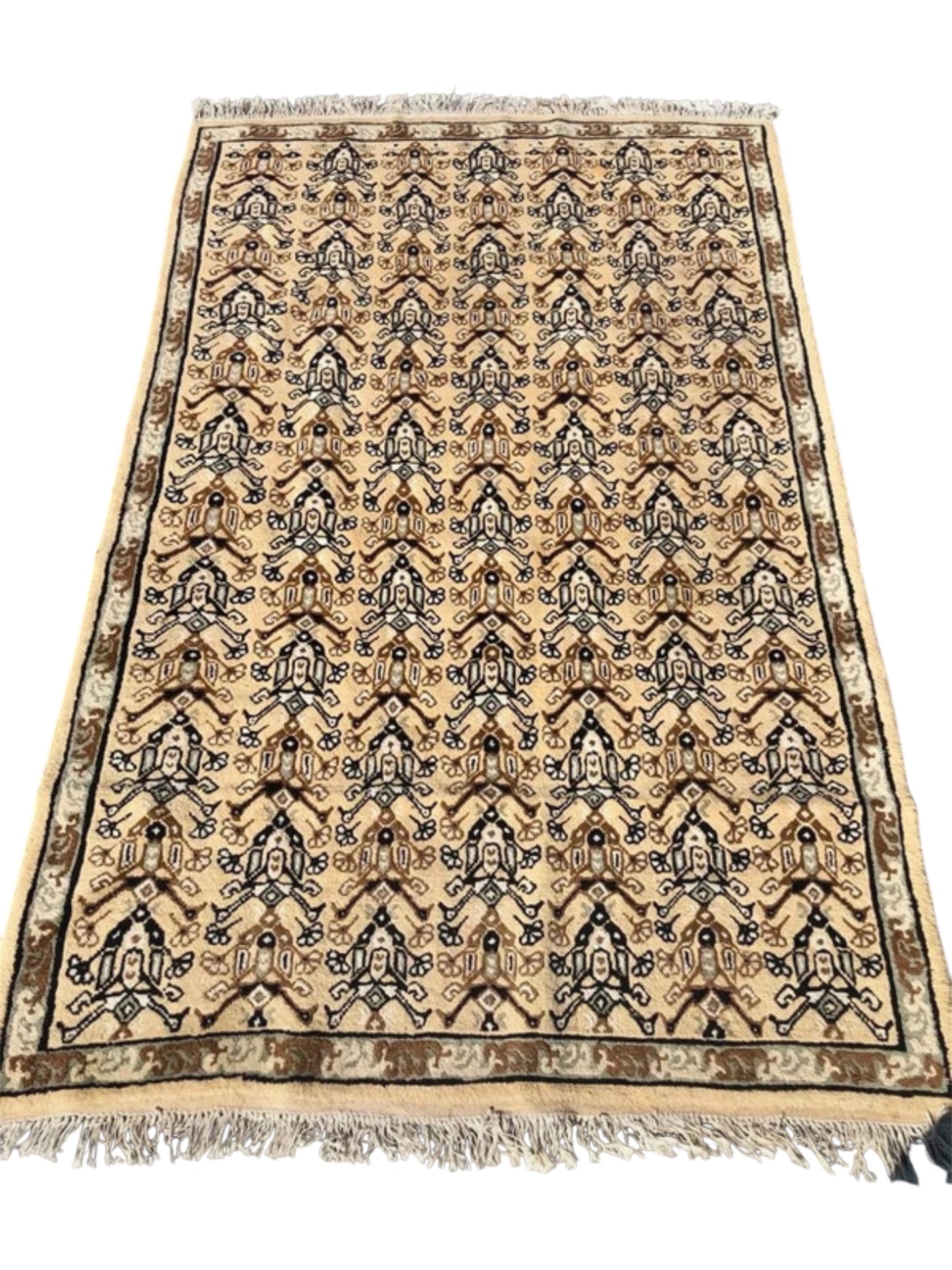 Tapis Tunisien fait main 2,1m x 1,4m