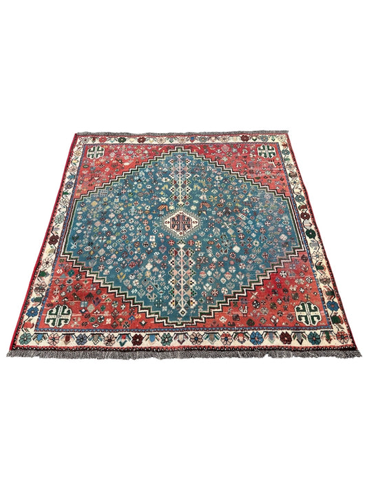 Tapis persan fait main carré 2m x 2m