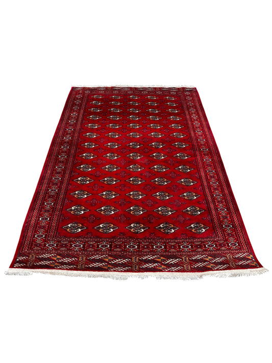 Tapis Turkmène fait main 280cm x 200cm