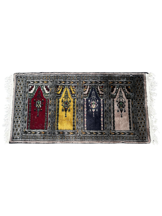 Tapis pakistanais fait main 100cm x 50cm