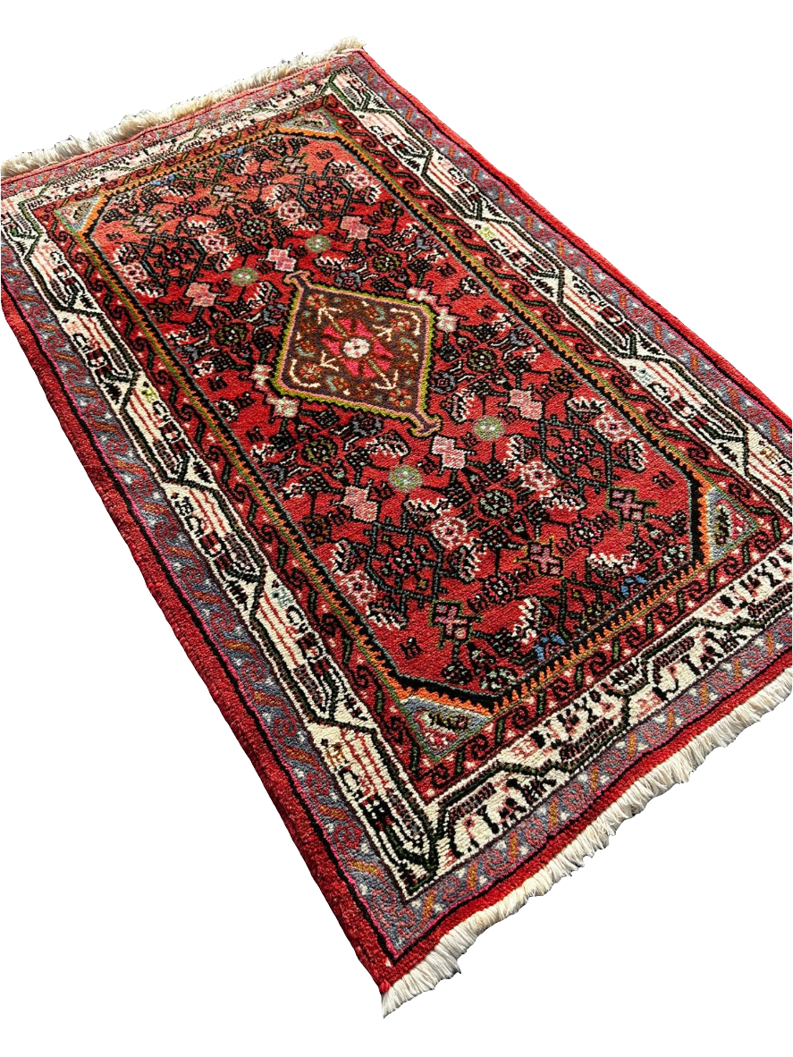 Tapis persan noué à la main 130cm x 70cm