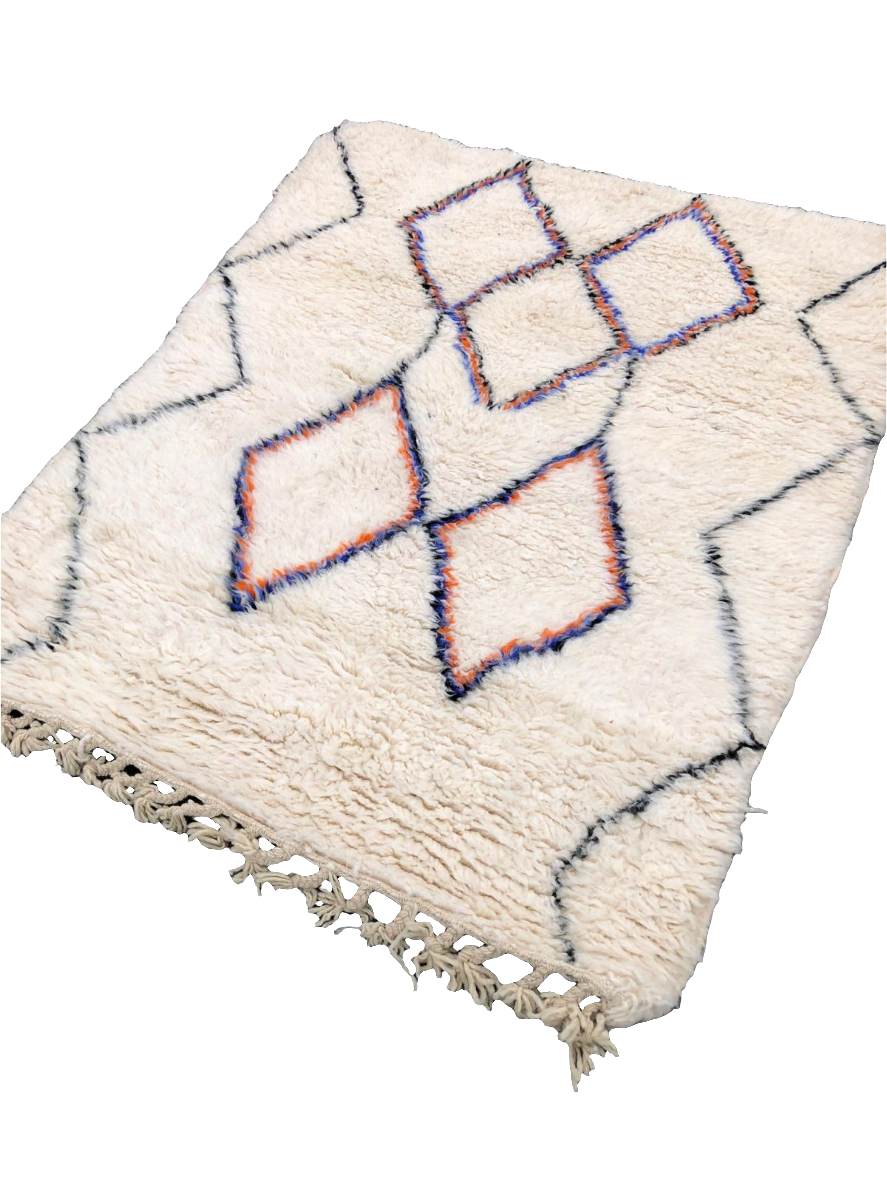 Tapis Berbère Marocain fait main - 160cm x 115cm