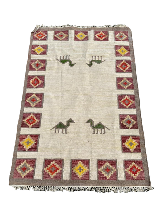 Tapis Kilim fait main - 183cm x 120cm