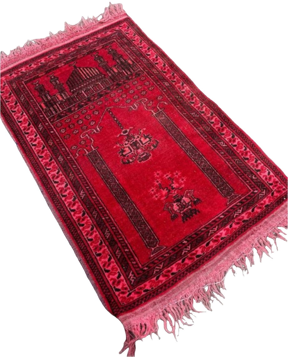 Tapis persan fait main 1,3m x 0,8m
