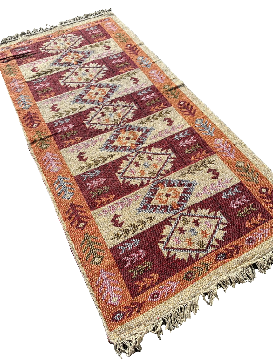 Tapis de style kilim 2m x 1m