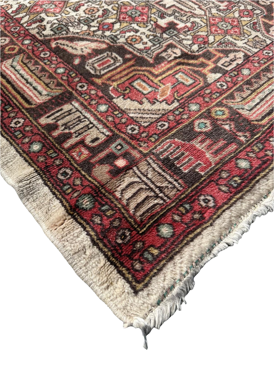 Tapis persan fait main 1,5m x 1m