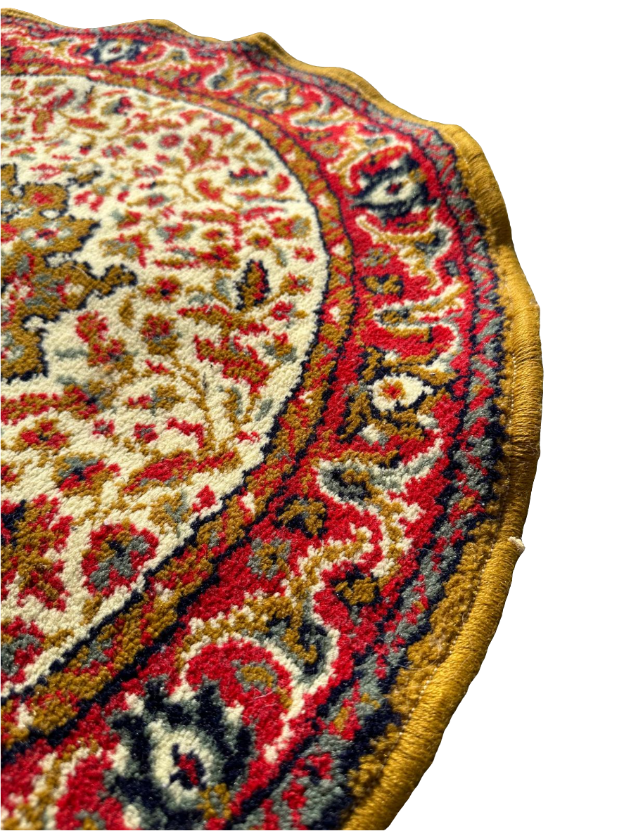 Tapis rond de style oriental 73cm de diamètre