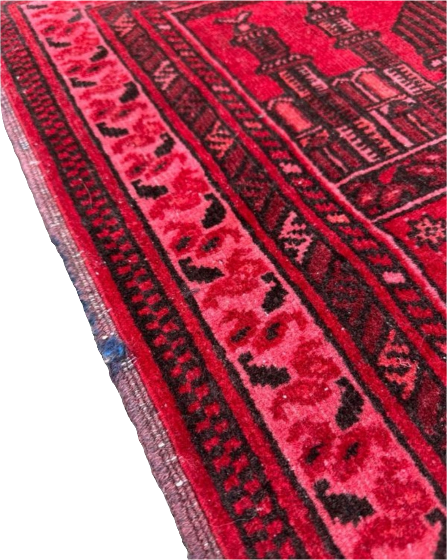 Tapis persan fait main 1,3m x 0,8m