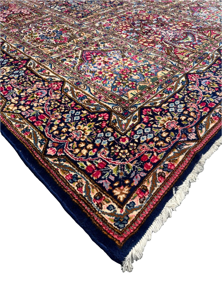 Grand tapis persan fait main 2m x 3m