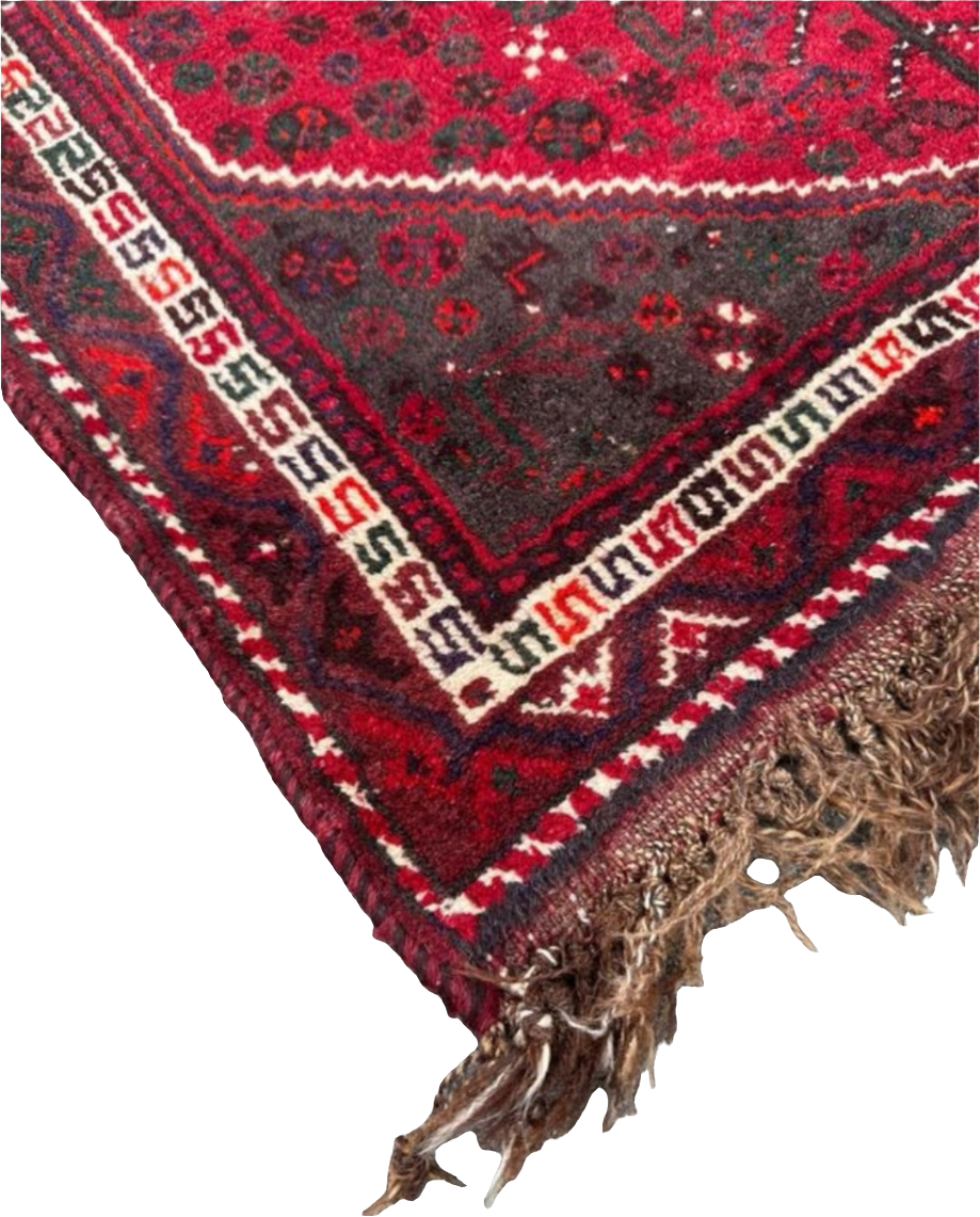 Tapis persan fait main 1,3m x 0,8m