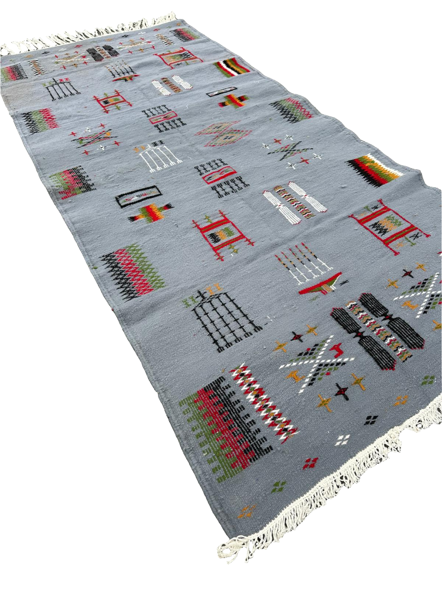 Tapis kilim de couloir 2,1m x 1m